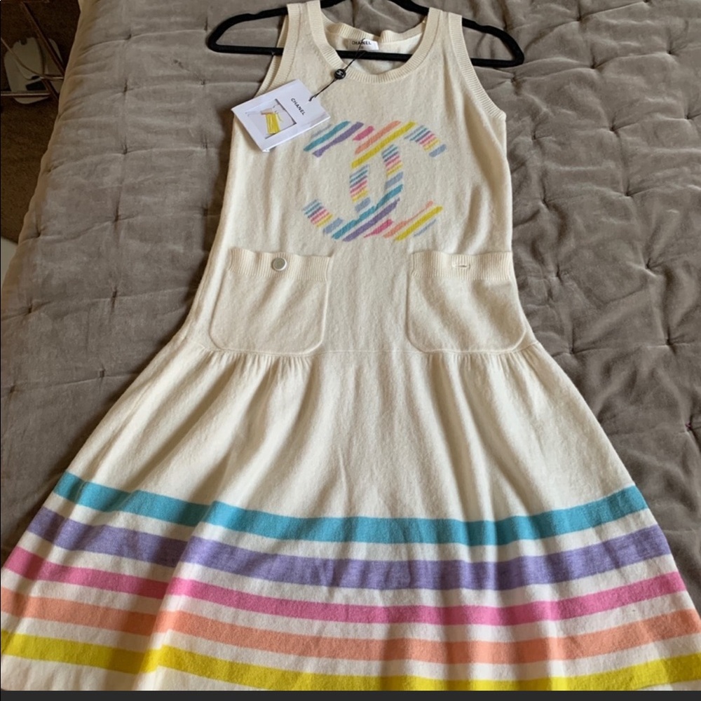 Chanel sweater dress